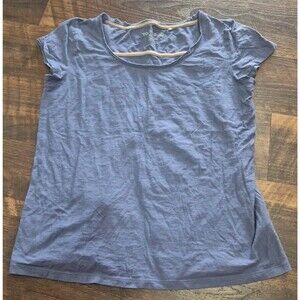 Toad & Co blue  Short Sleeve tissue crossback Tee Shirt Womens Medium
